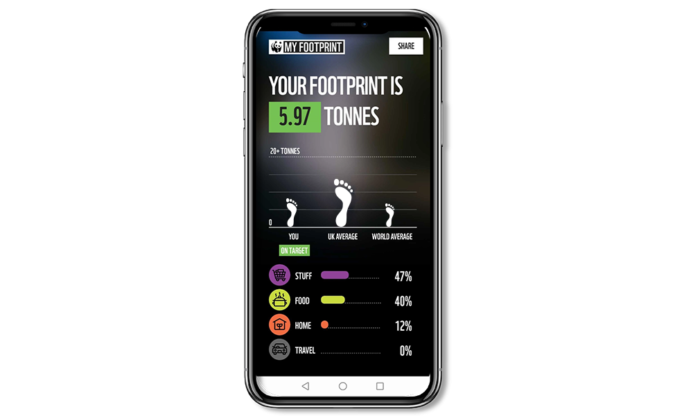 Download WWF's My Footprint app | WWF