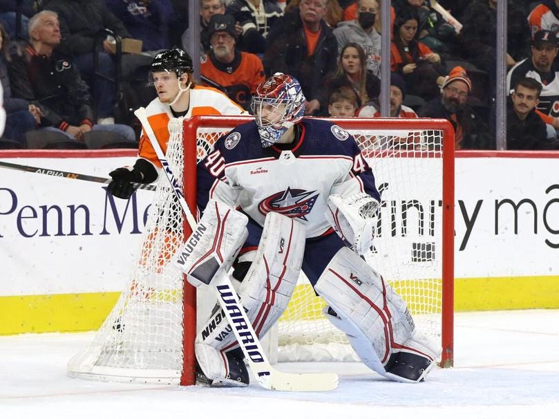 Daniil Tarasov Columbus Blue Jackets