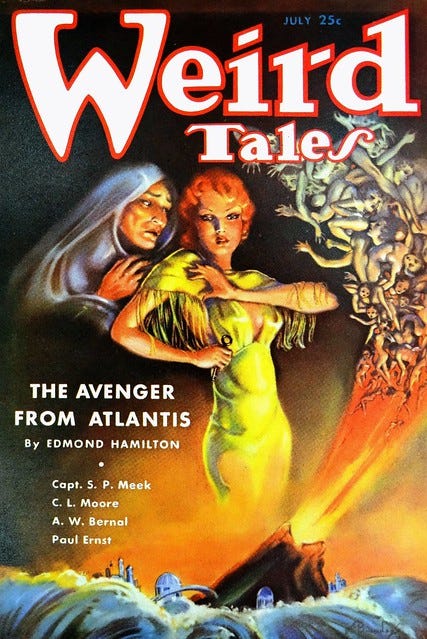 Weird Tales" (July 1935). Cover Art by Margaret Brundage | Flickr