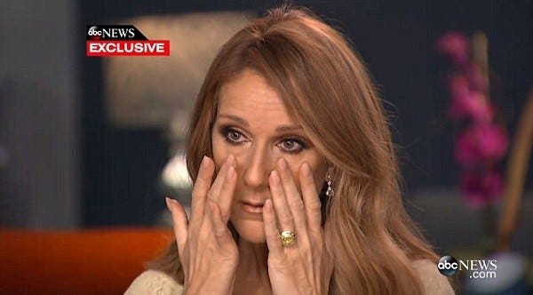 celine dion not performing for ailing husband 2015 gossip