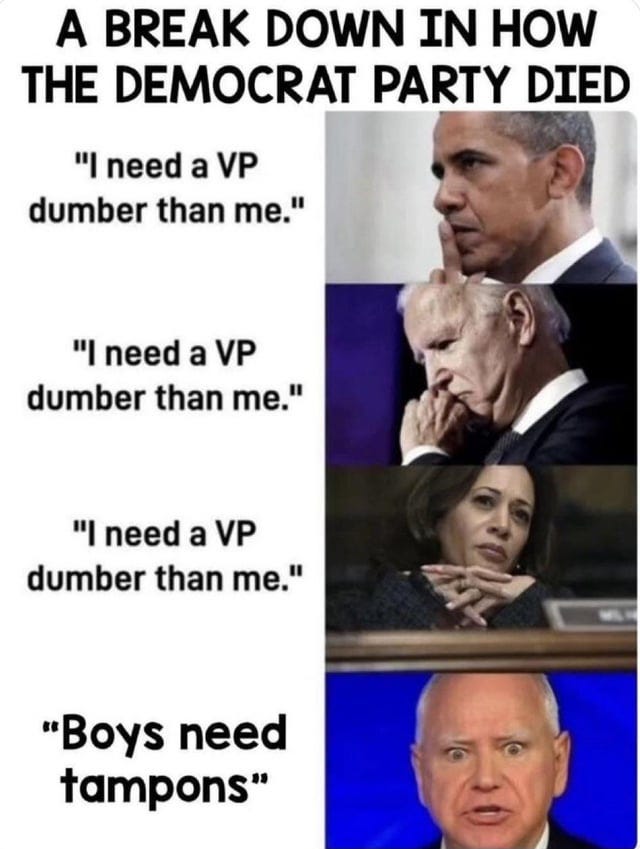 r/ConservativeMemes - How the Democrat party died...