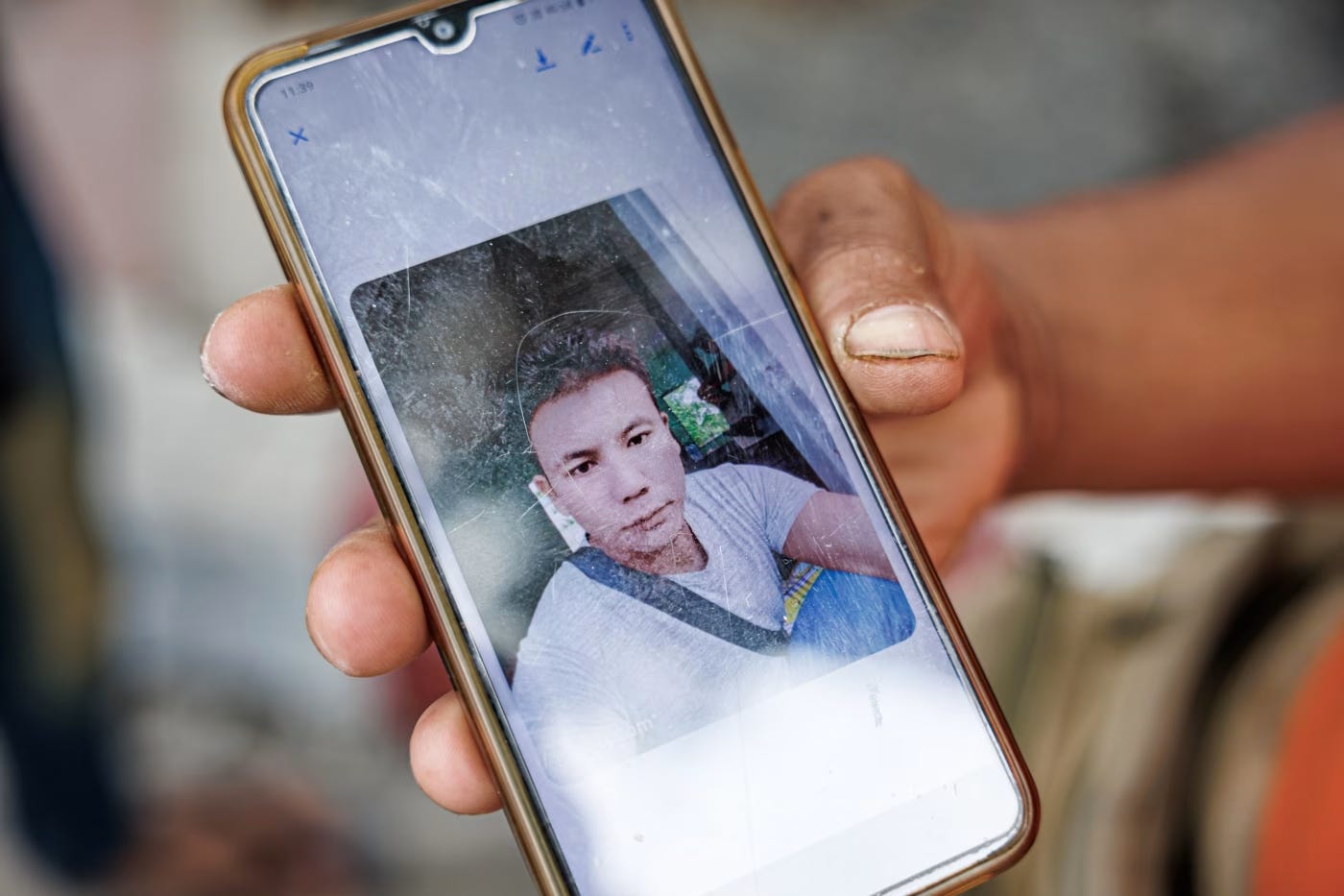来自缅甸的Kyaw Thu Win，目前还生死未卜。来源：WSJ