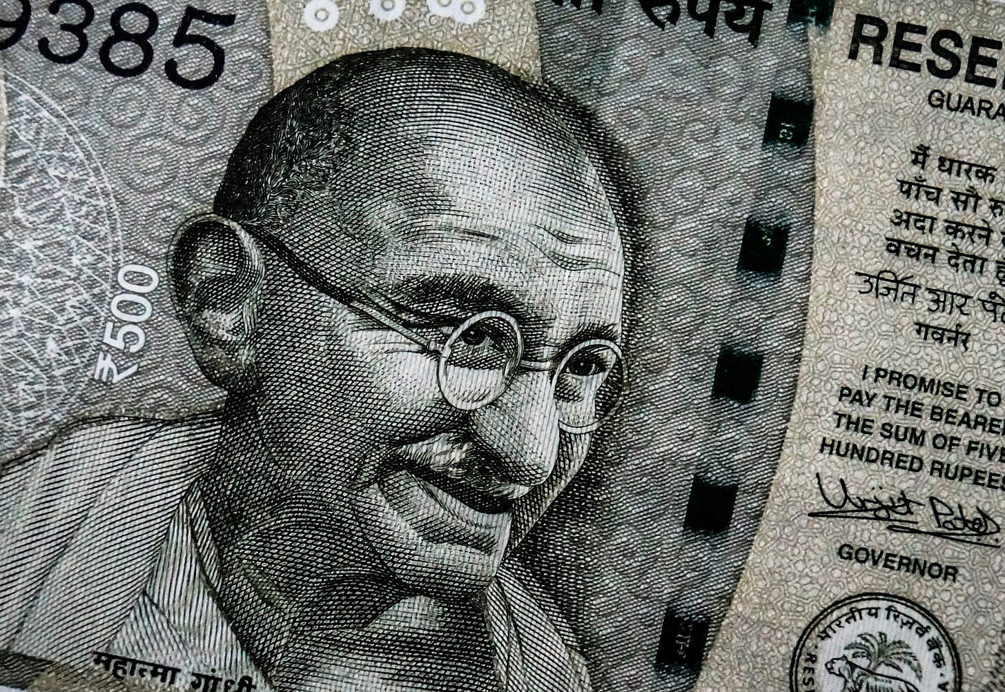 Mohandas Gandhi — also known as Mahatma Gandhi on Indian currency notes (Credits: Unsplash)