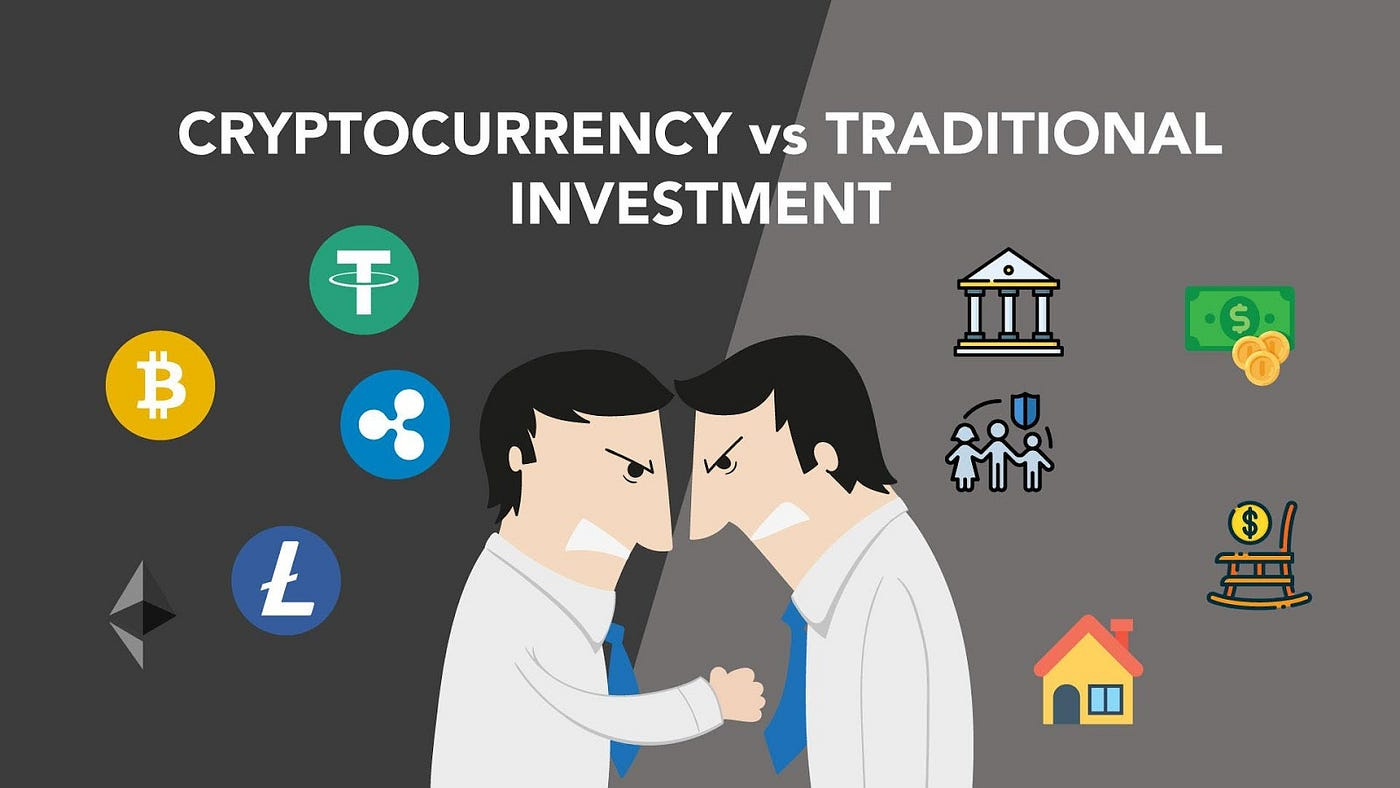 Cryptocurrency vs. Traditional Investments — Can They Compare? | by  Tradence | Game of Life