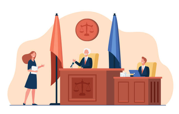 5,700+ Lawyer In Court Room Stock Illustrations, Royalty-Free Vector  Graphics & Clip Art - iStock | Lawyer in courtroom