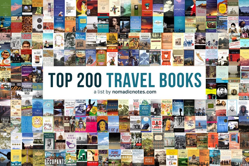 Top 200 Travel Books - a list by nomadicnotes.com