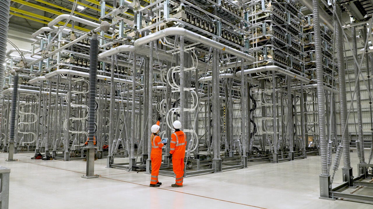 Inside Viking Link HVDC interconnector