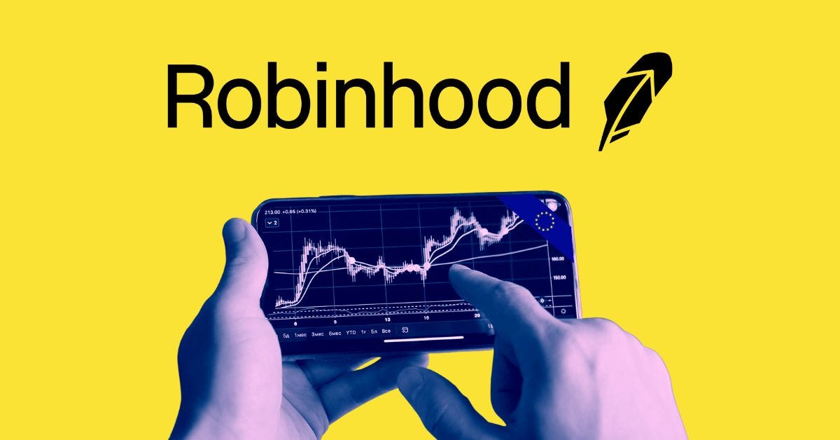 Robinhood Expands Crypto Trading to EU Markets Despite a 26% Slide in Cryptocurrency Revenue