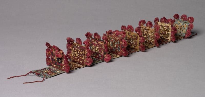 File:Central Andes, Moche-Wari Style, mid-7th to mid-9th century - Band (Headband?) - 2014.389 - Cleveland Museum of Art.tif