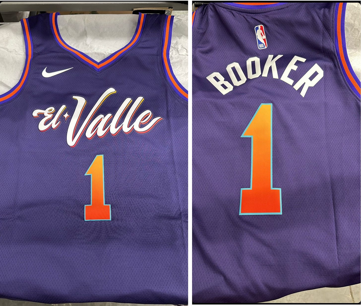 Phoenix Suns alternate Los Suns Jersey, worn by Amar'e Stoudemire