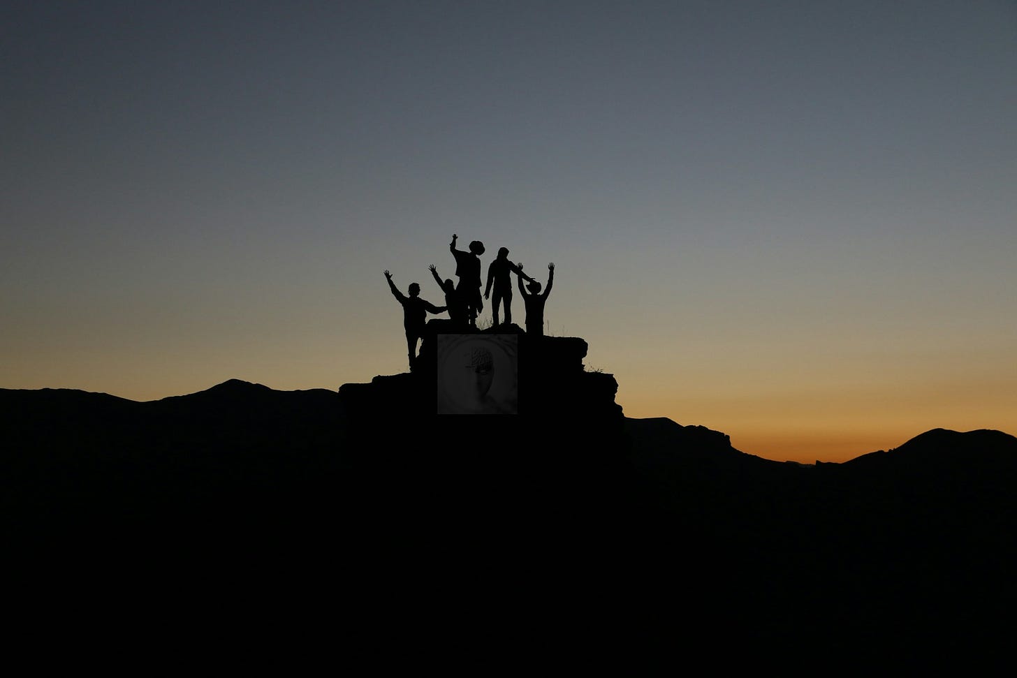 silhouette-of-people-standing-on-highland-during-golden-hours Photo by Natalie Pedigo on Unsplash