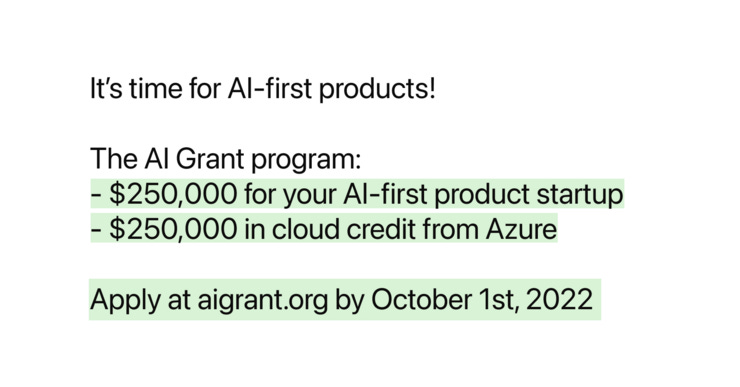 AI Grant