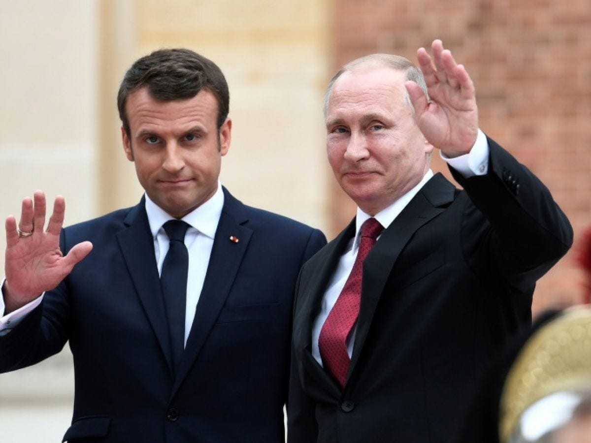 Macron rencontre Poutine lundi à Moscou et Zelensky mardi à Kiev ...