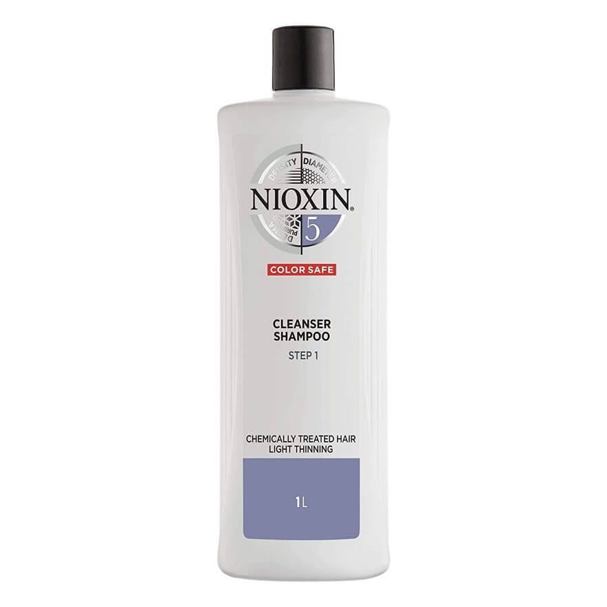 Nioxin System 5 Cleanser Shampoo for Chemically Treated Hair with Light Thinning