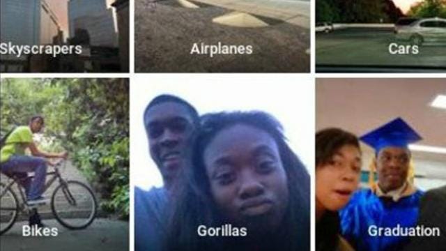 Esta pareja fue etiquetada como "gorilas" en Google Photos.