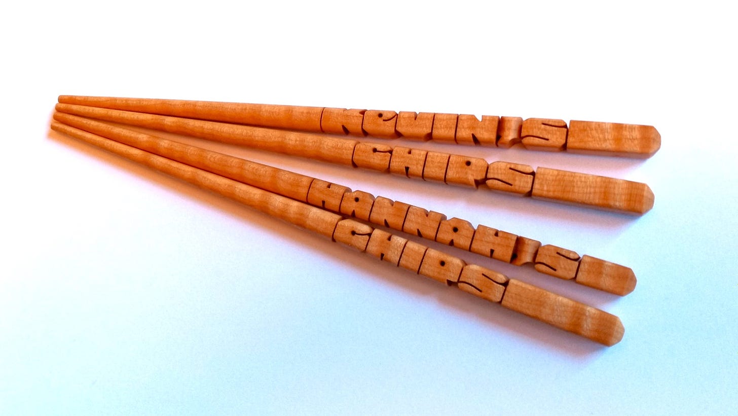 Maple Chopsticks