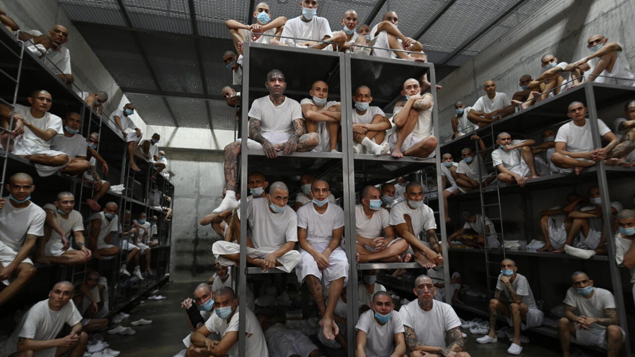 No way out': Grim conditions in El Salvador's mega-prison for gangs