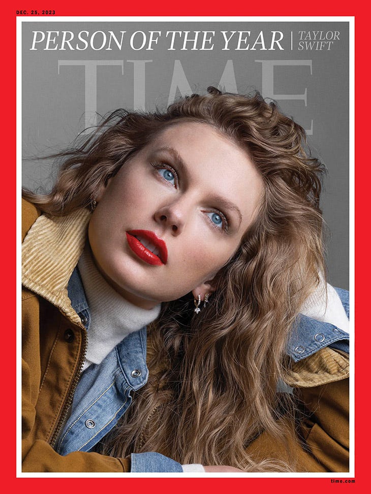 Pop Superstar Taylor Swift is Time Magazine's Person Of The Year