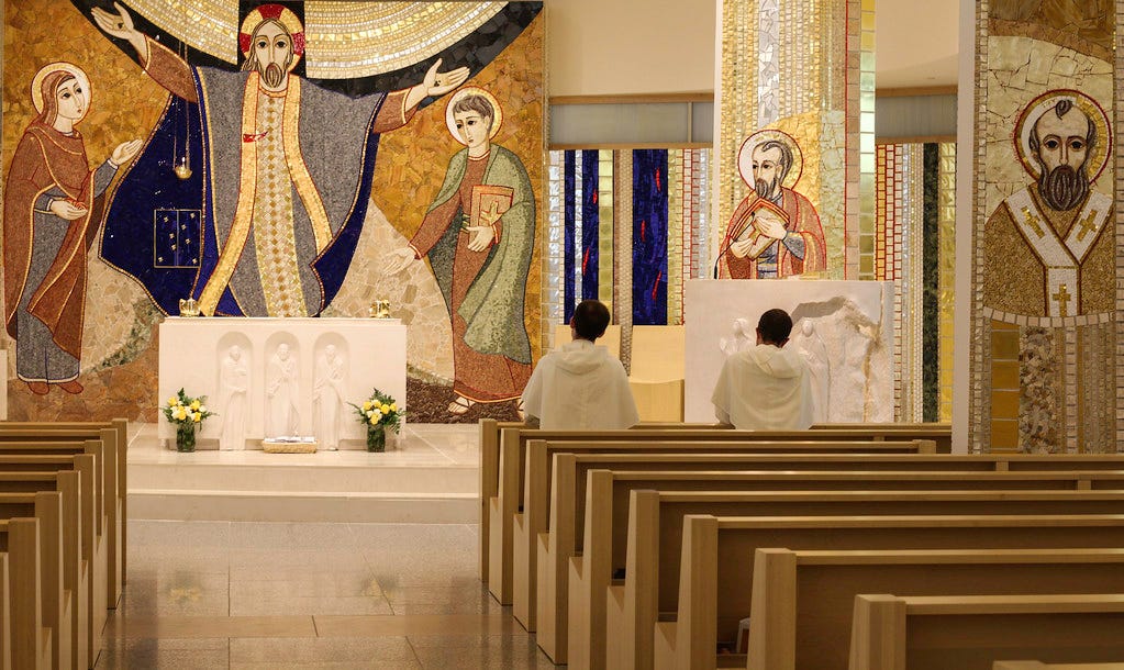 Friars Preachers praying in the John Paul II Shrine | Flickr