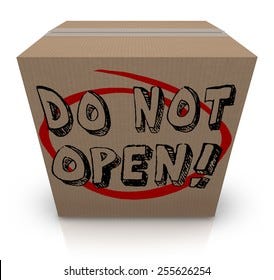 Do Not Open Box Royalty-Free Images, Stock Photos & Pictures ...