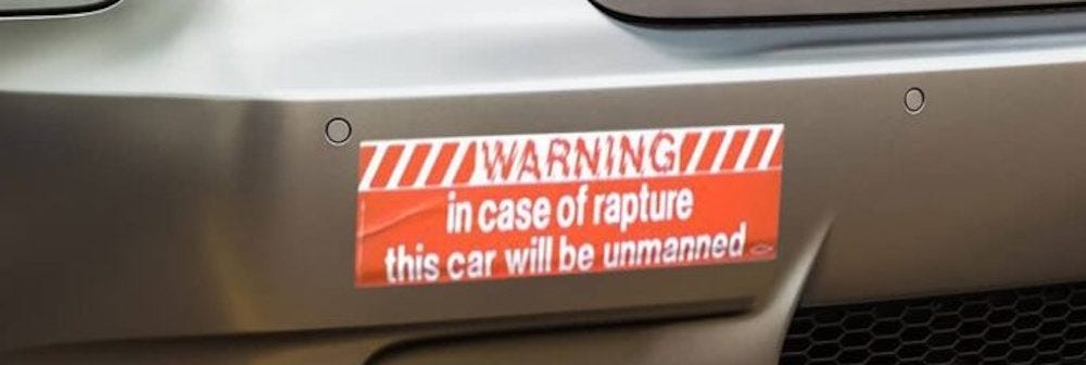 13 Christian Bumper Stickers That Will Make You Want to Rear End The Car in  Front! | by Paul Walker | Inspire, Believe, Grow | Medium