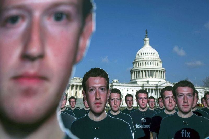 mark zuckerberg cutouts on capitol hill