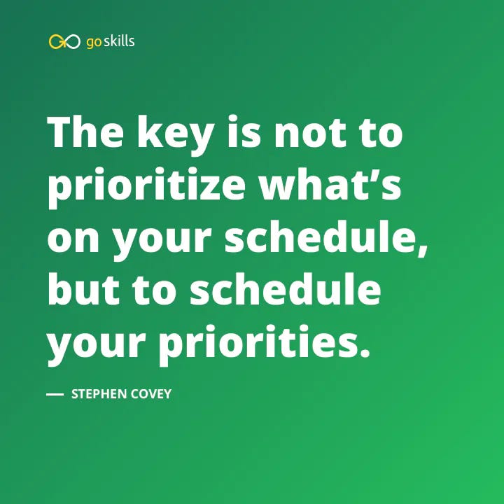 prioritize your priorities
