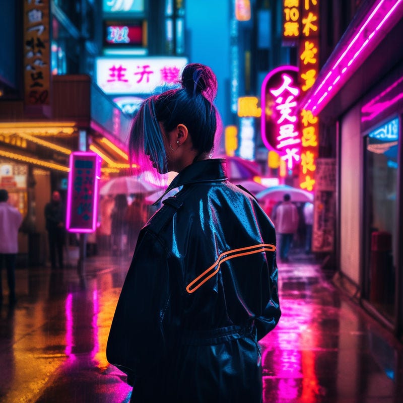 Dreams Of The Neon City by arcstormdesigns on DeviantArt