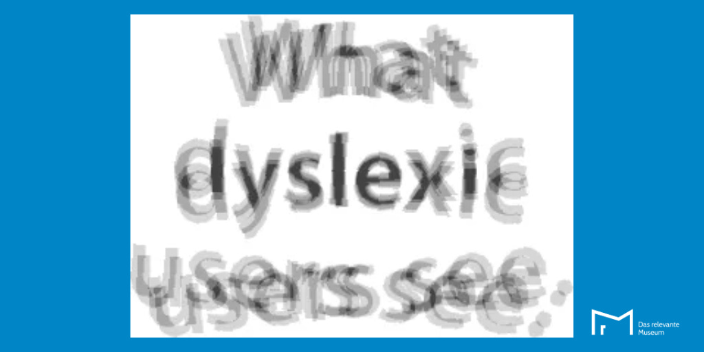 Unschärfe Effekt. Bildnachweis: 6 Surprising Bad Practices That Hurt Dyslexic Users (uxmovement.com).