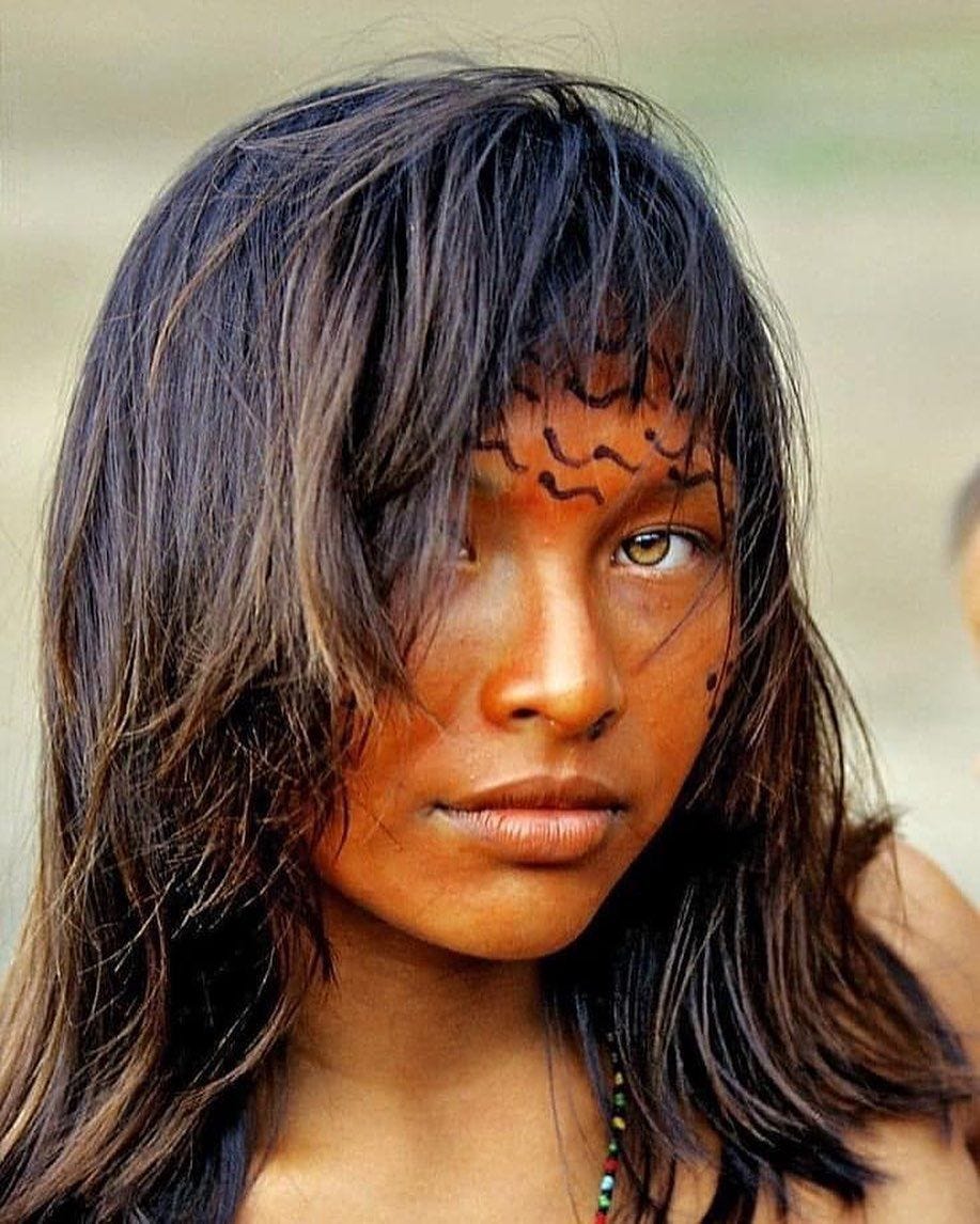 Flashbak on Instagram: ""Portrait of Brazilian beauty. I made this photo in 1997 in Yanomami ...