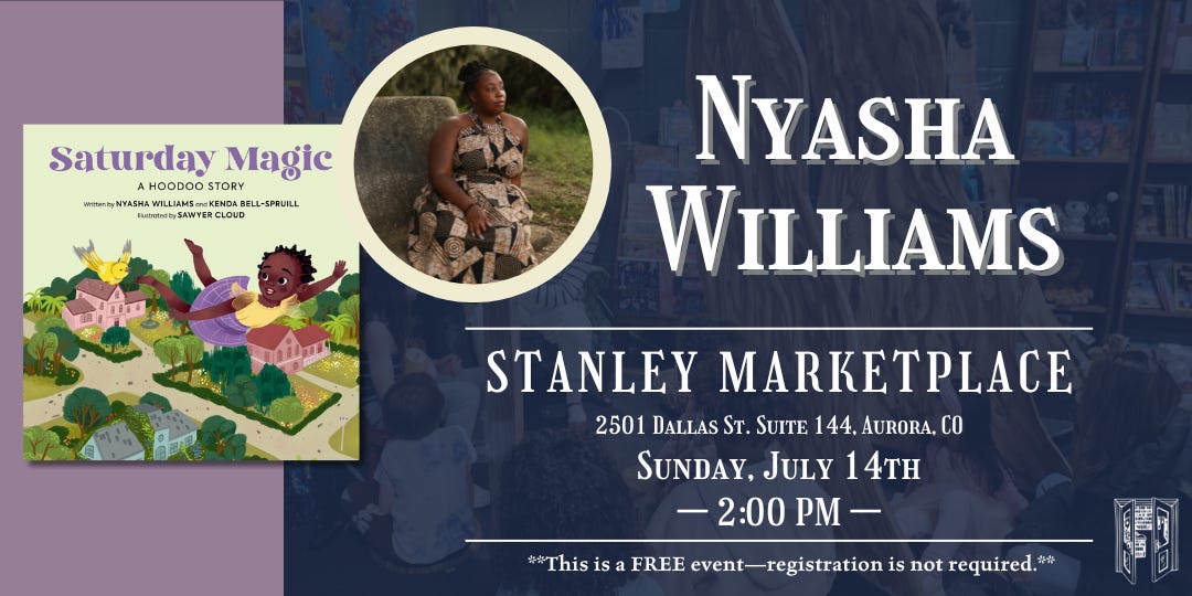 Author Nyasha Williams Colorado Events Boulder Denver Aurora