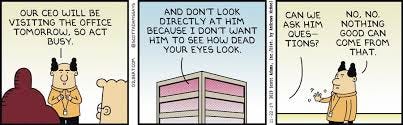 Robert Went on X: "CEO visit — Dilbert ...
