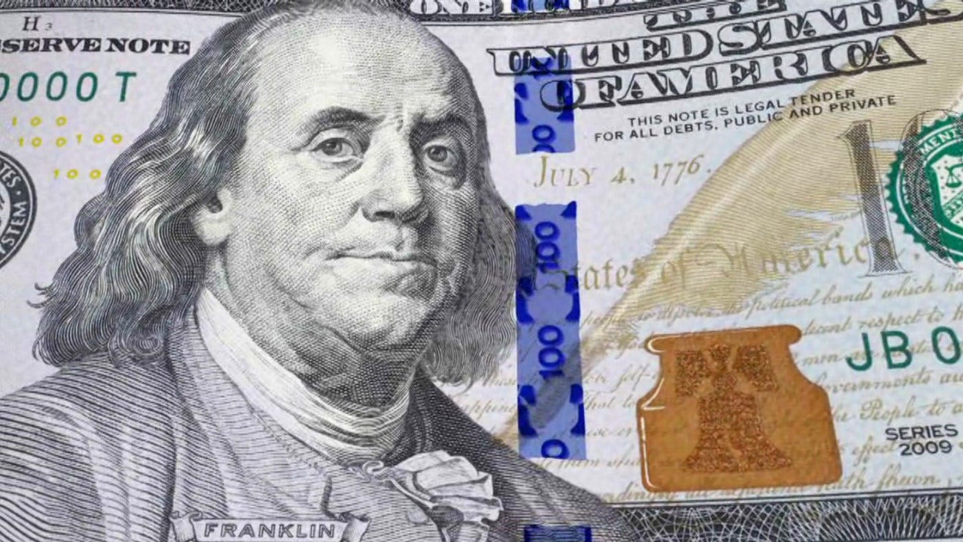 Blue money: Federal Reserve says redesigned $100 bill will enter  circulation October 8th - The Verge