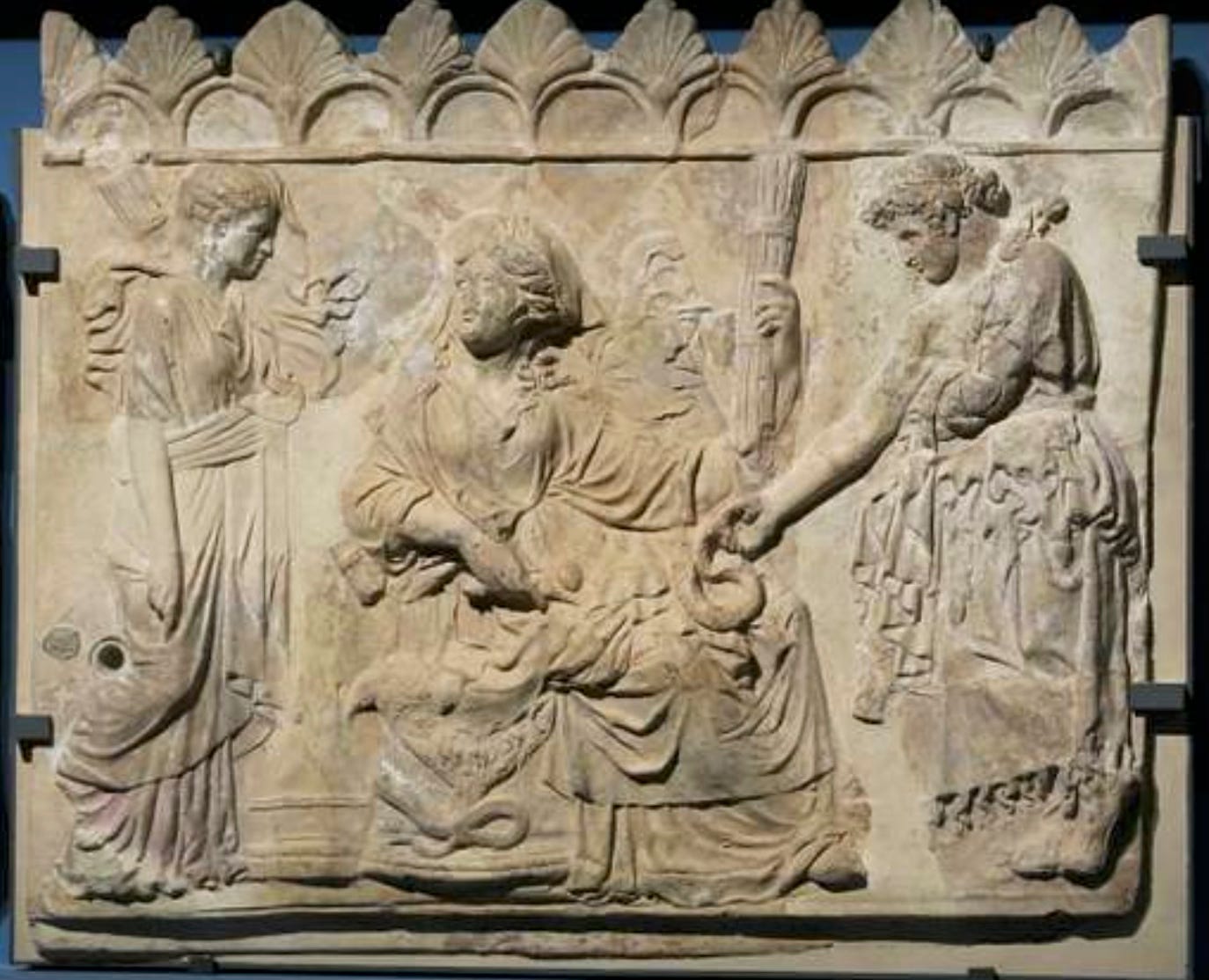 Eleusinian mysteries, relief