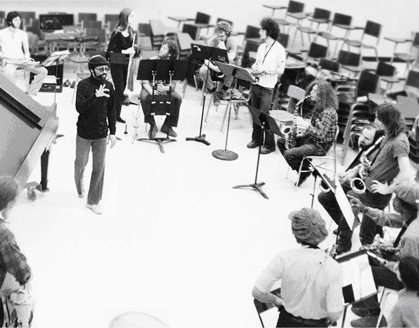 Cecil Taylor & student musicians, University of Wisconsin, 1971