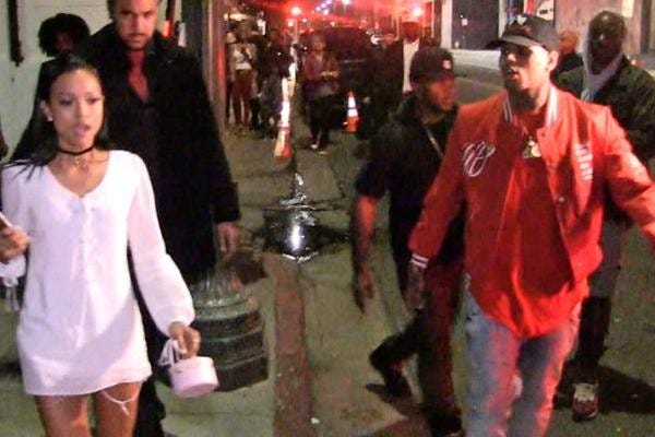 chris brown yelling at karrueche tran nightclub 2015 gossip