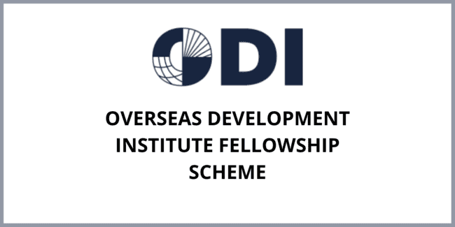 ODI Fellowship Scheme 2023: Apply Online, Salary, Eligibility, Last Date