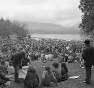 Crowd at Easter Be-In, Vancouver 1973 | Stanley Park, Vancou ...