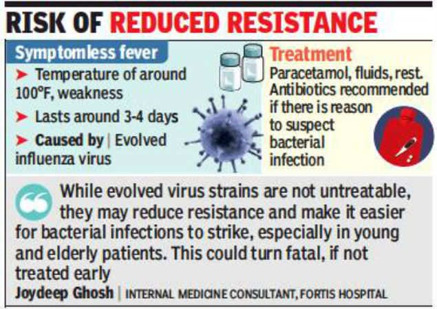 Altered flu virus in 'stealth fever' scare | Kolkata News - Times of India
