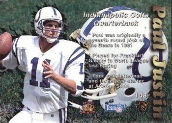 1995 Pacific Prisms #148 Paul Justin | Trading Card Database