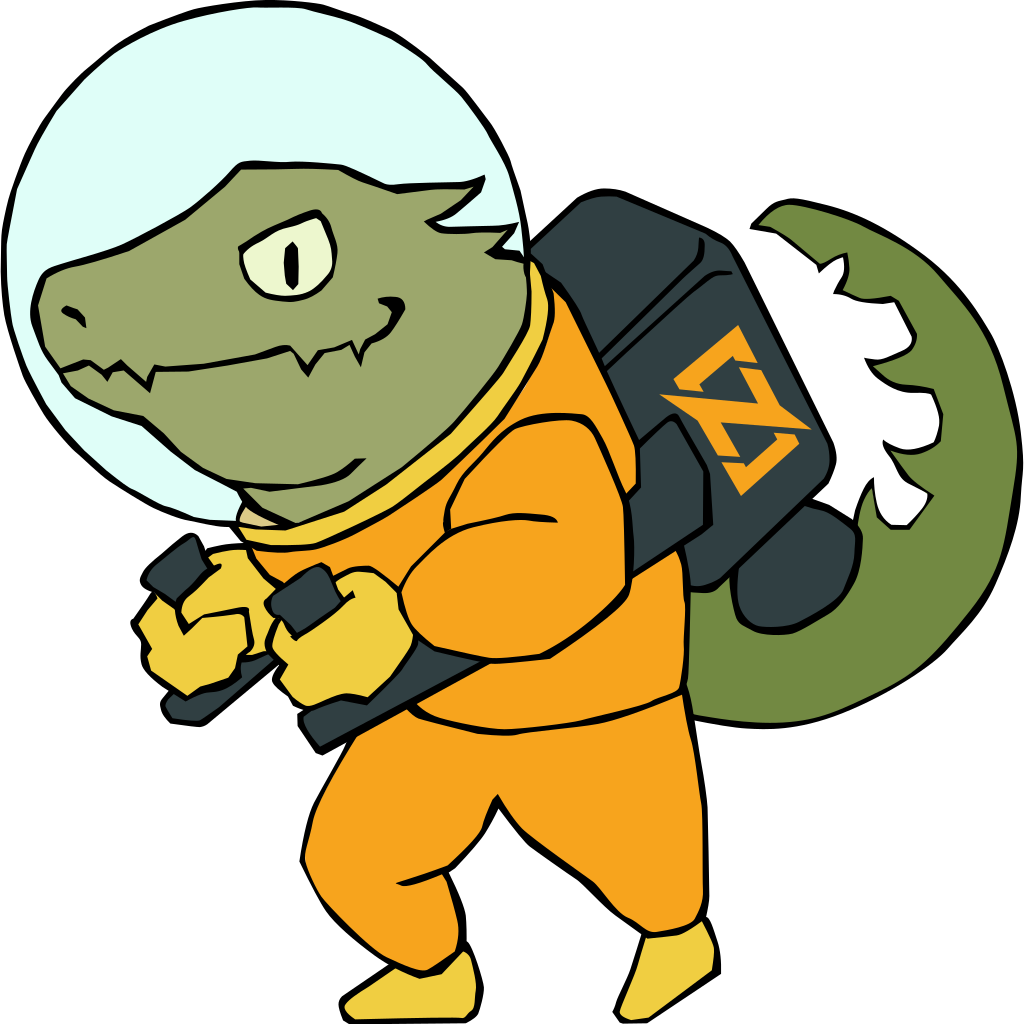 Zig Lizard mascot
