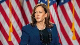 Vice President Kamala Harris campaigns for President as the presumptive Democratic candidate during an event at West Allis Central High School, Tuesday, July 23, 2024, in West Allis, Wis. (AP Photo/Kayla Wolf)