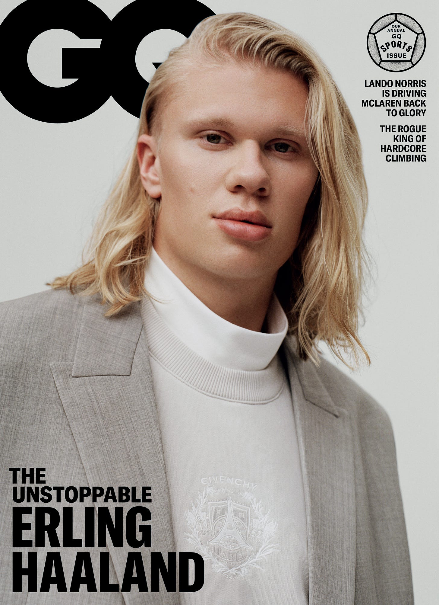 Haaland lets his hair down in model shoot for GQ magazine and reveals  meditation is secret to Man City star's success | The Sun
