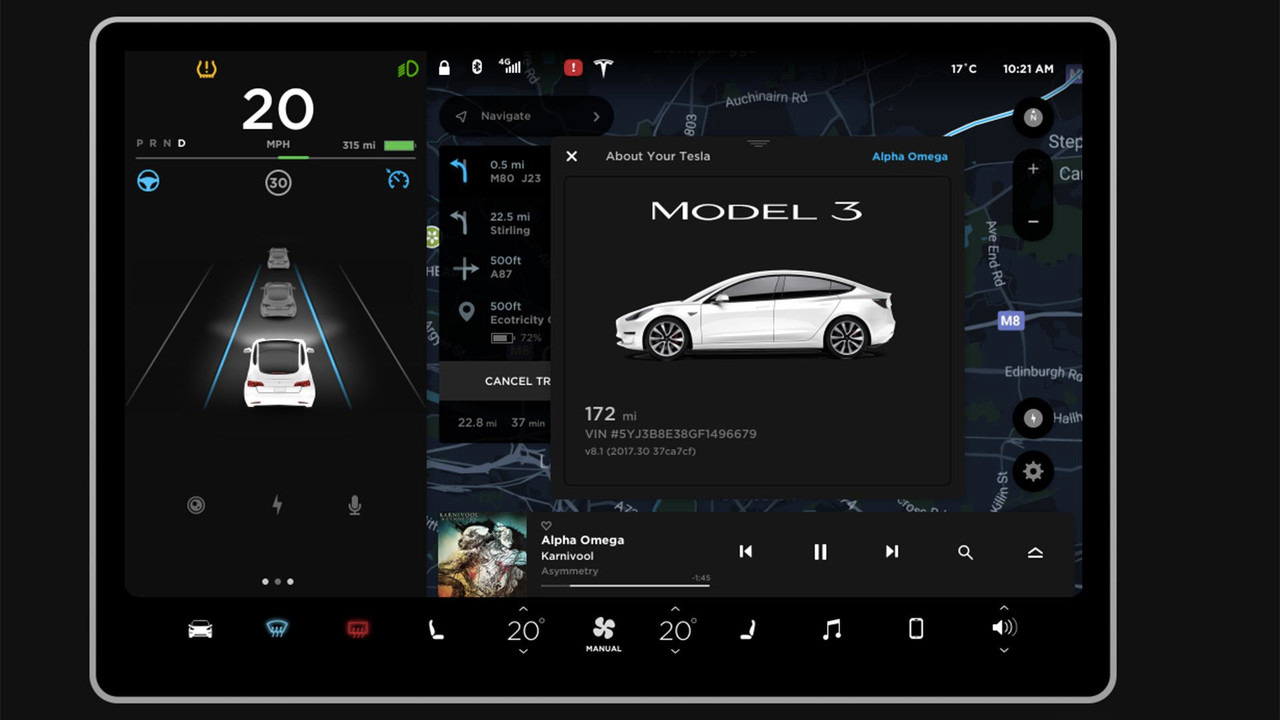 Tesla Model 3 2018: prueba su pantalla desde casa