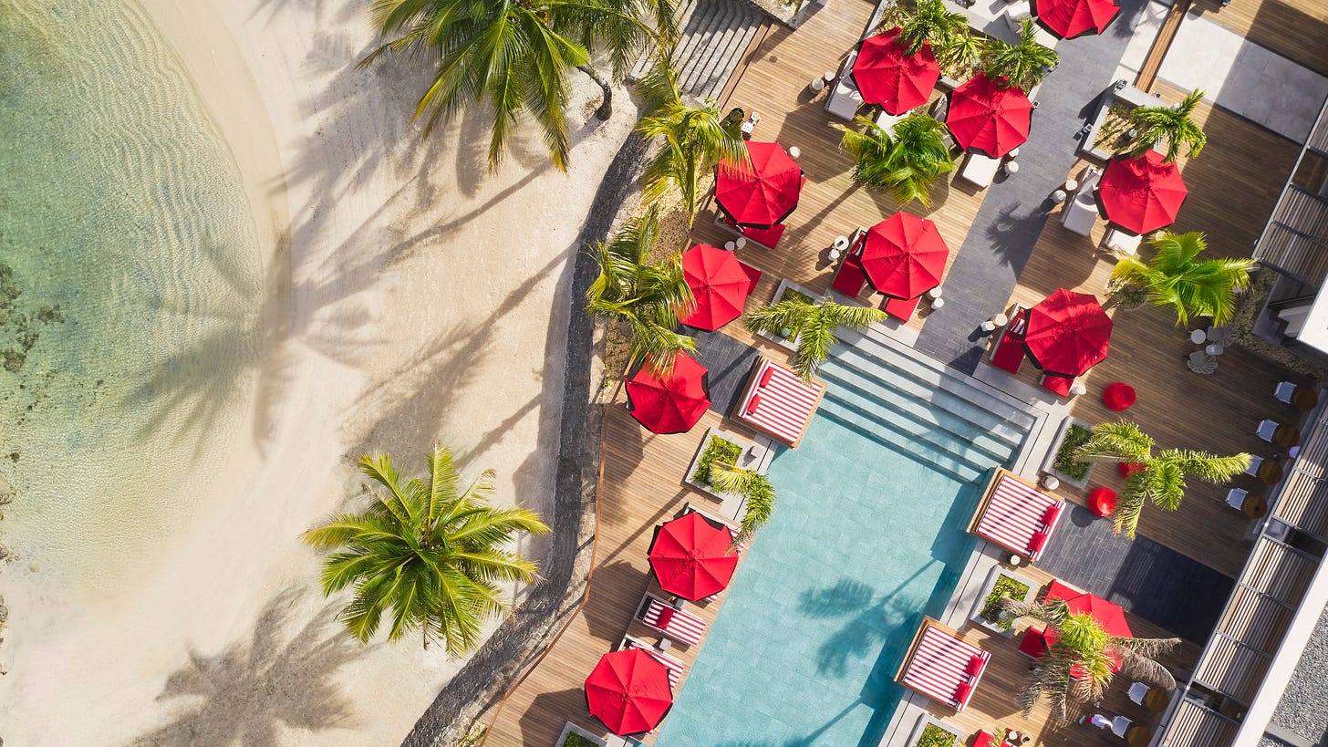 Beach at LUX Grand Baie