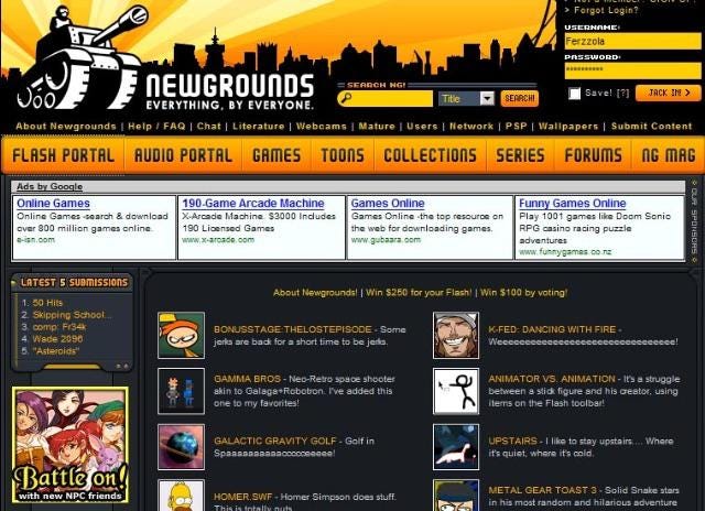 Anyone remember newgrounds? I just thought of it after 20 years haha :  r/nostalgia