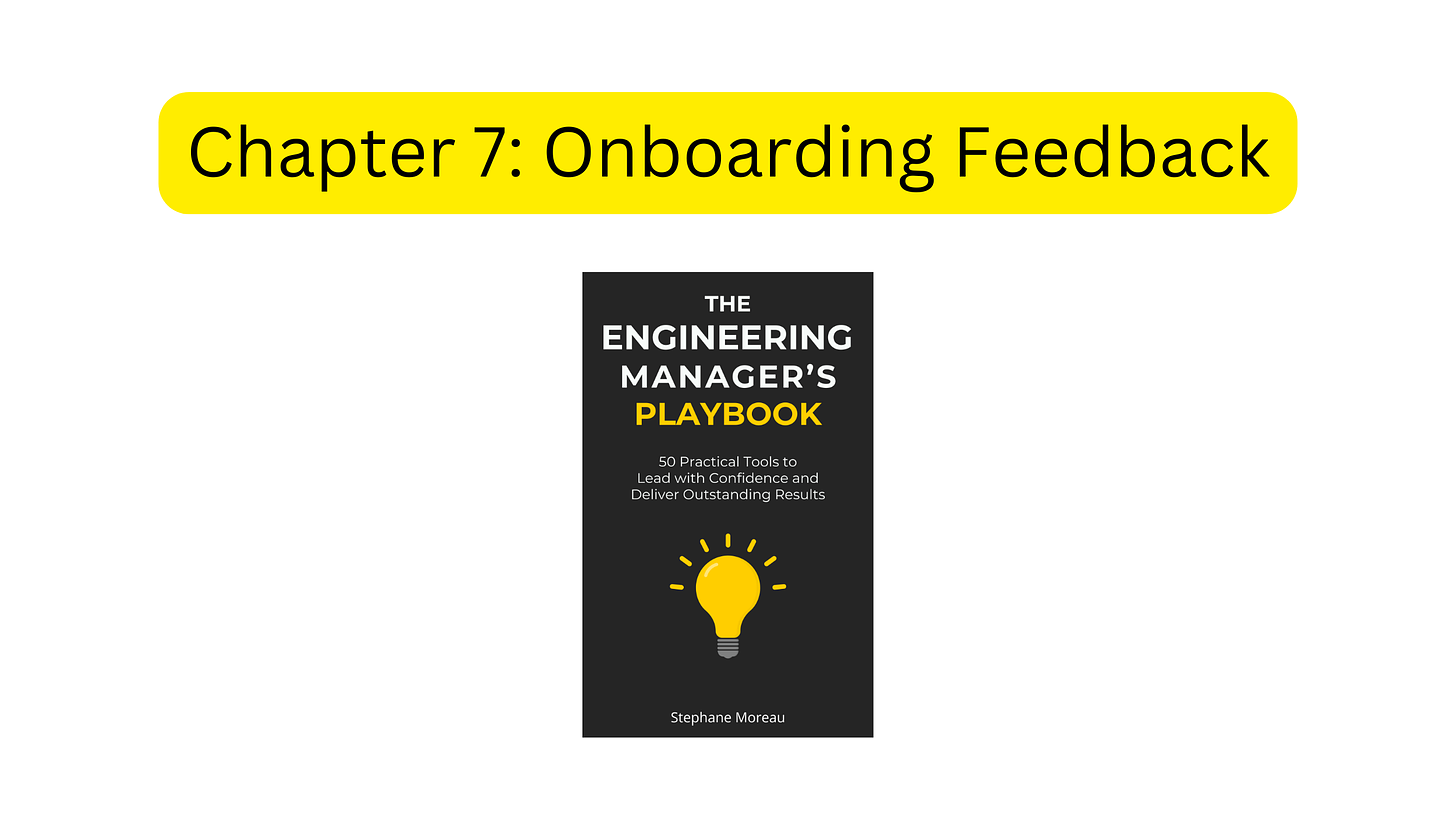 “The Engineering Manager’s Playbook” - Chapter 6: Buddy Program