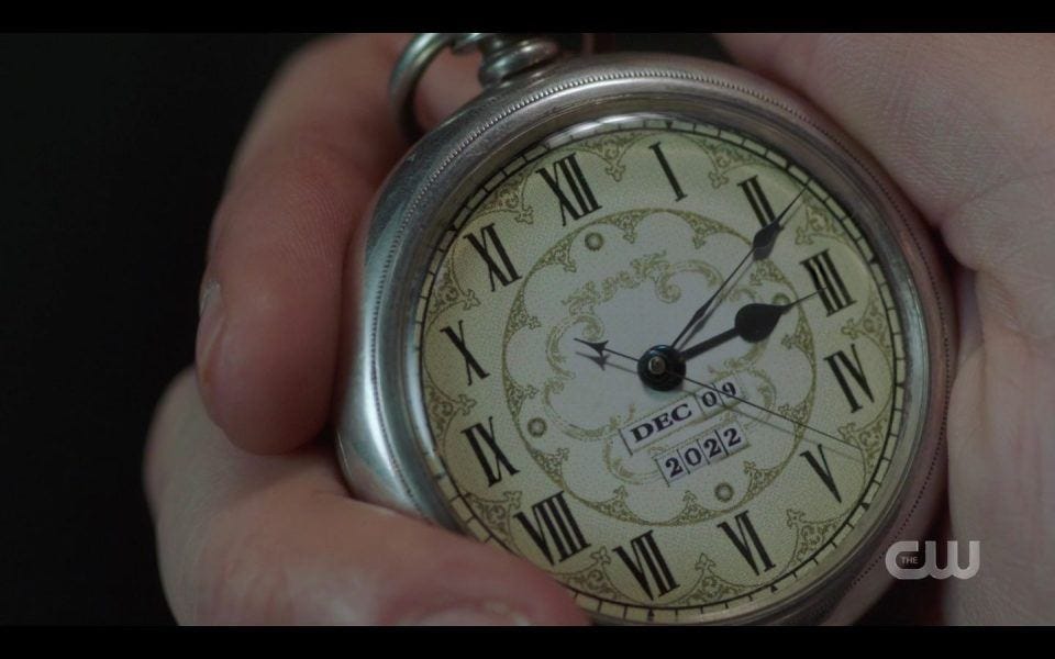 Supernatural stopwatch december 9 2022 for Sam Winchester