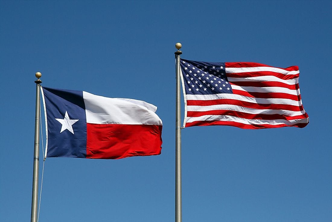 Texas State Flag - WorldAtlas