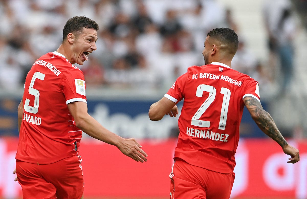 DAZN: Bayern Munich duo were in the Milan dressing room after Lecce win